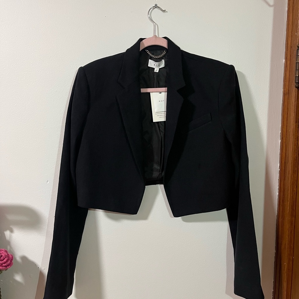 A.L.C. Women's Elegant Black Suit Jacket